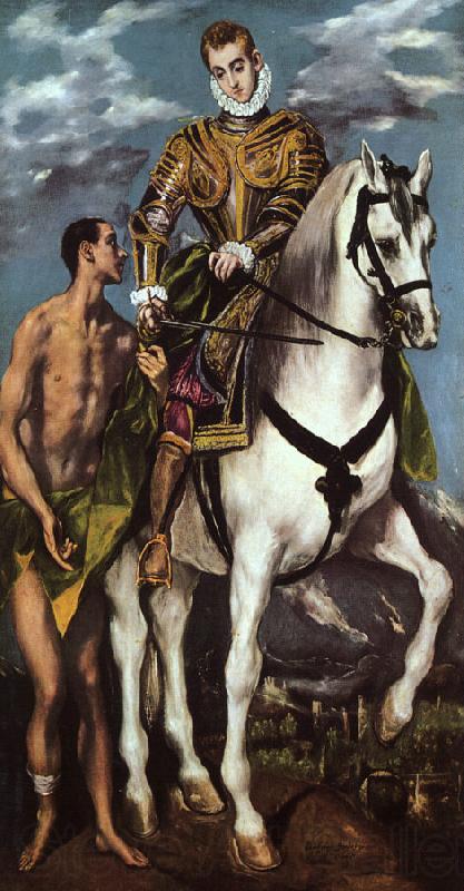 El Greco St.Martin and the Beggar